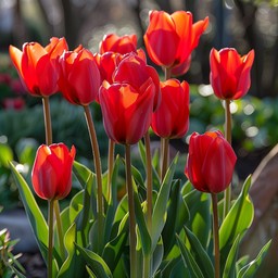 Rust Red Tulip Free Blooming Tulip Elegance Image - Tulips, Red, Flowers | Download at ...