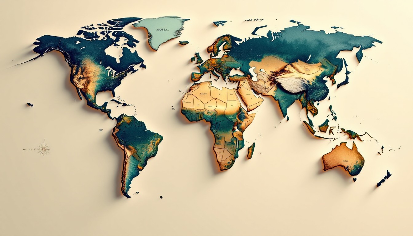 Free Elegant World Map Image - Global, Atlas, Worldmap | Download at ...