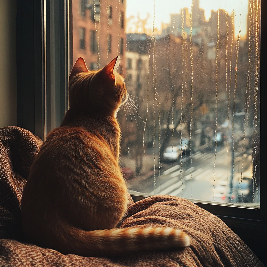Free Cat By Window Image - Cat, Window, Ginger | Download at StockCake