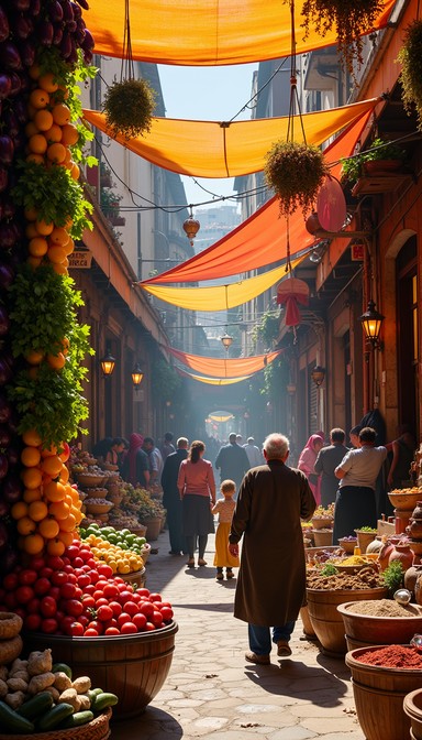 Free Colorful bazaar alley Image - Bazaar, Alleyway, Canopy | Download ...