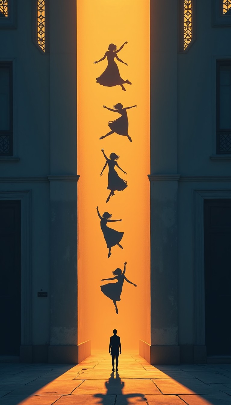 Shadow Dance Background Free Shadow Dance Evolution Image - Silhouette, Shadow, Transformation ...