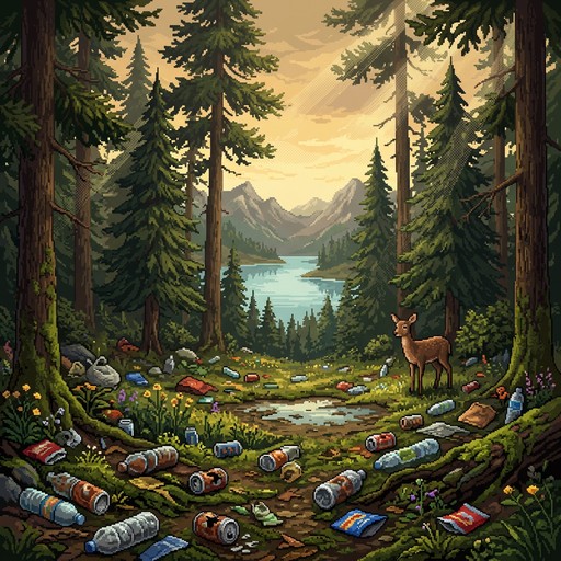 Polution Pixels Free Nature Meets Pollution Image - Pixel, Forest, Pollution | Download ...