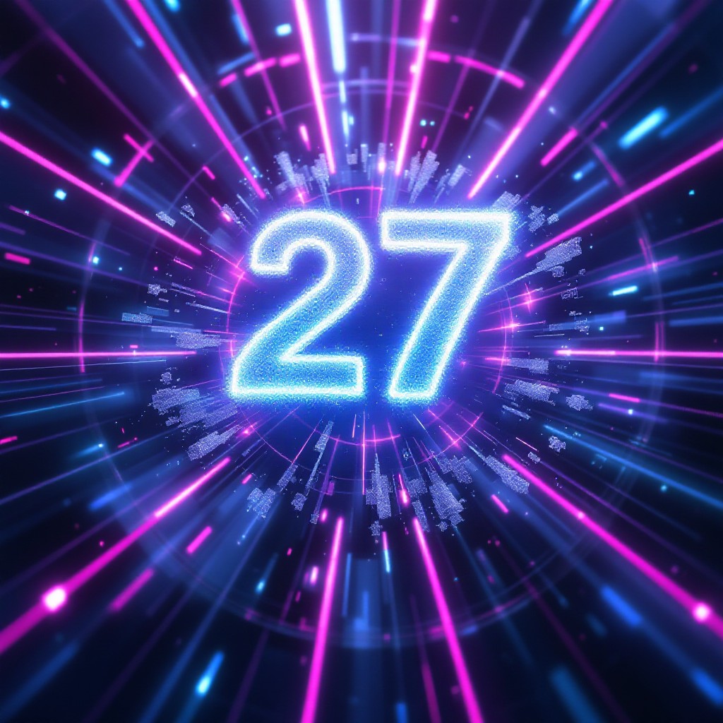 Free Neon Number Portal Image - Cyberpunk, Neon, Holographic | Download ...