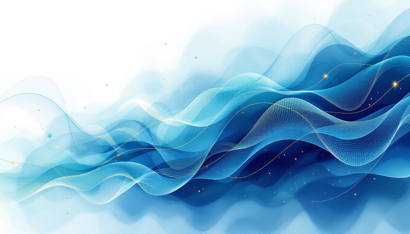 Free Flowing Digital Waves Image - Digital, Watercolor, Blue | Download ...