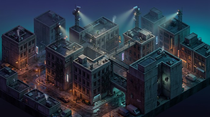 Free Midnight City Mission Image - Isometric, Cityscape, Urban ...