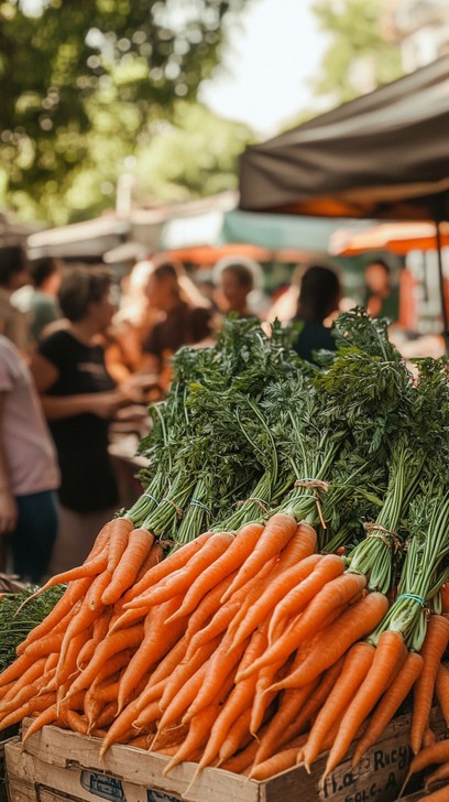 Free Fresh market vegetables Photo - Carrots, Greens, Market | Download