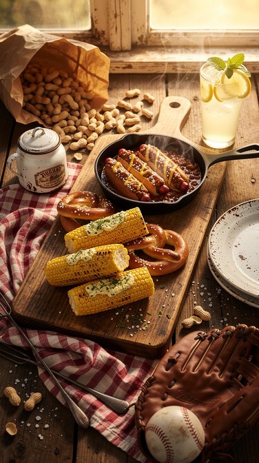 Free Classic American Cookout Image - Ballpark, Baseball, Corndog ...