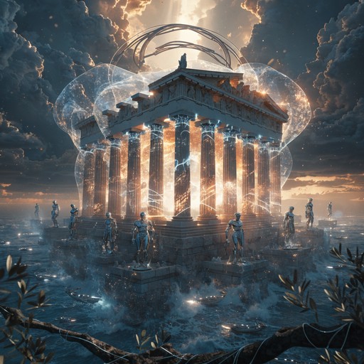 Download Blue Greek Temple Stock Images for Free | StockCake