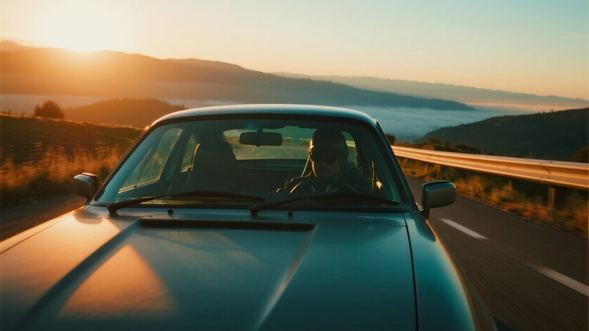 Free Sunset Drive Ahead Image - Mountains, Sunset, Driving | Download ...