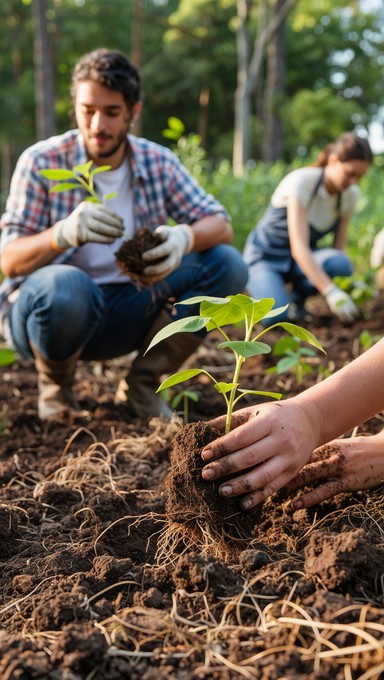 Free Hands Restoring Nature Image - Conservation, Volunteers, Planting ...