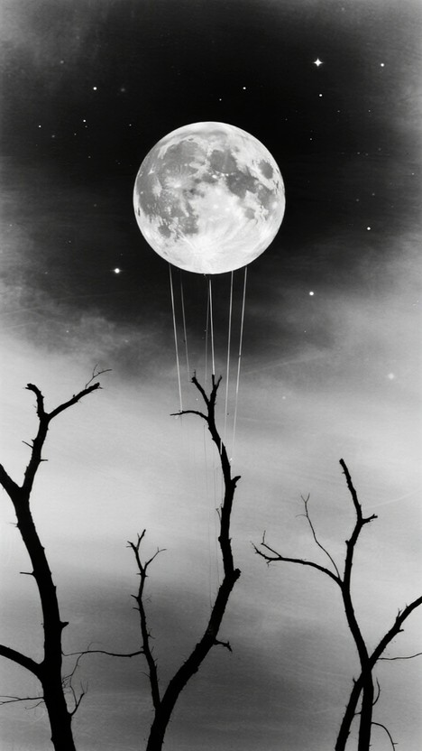 Free Mysterious Moon Illusion Image - Moon, Orb, Branches | Download at ...
