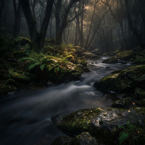 Free Misty Forest Stream Photo - Forest, Stream, Water | Download at ...