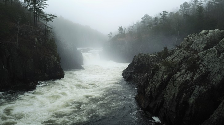 Moist Rivers Free Misty River Rapids Image - River, Mist, Fog | Download at StockCake