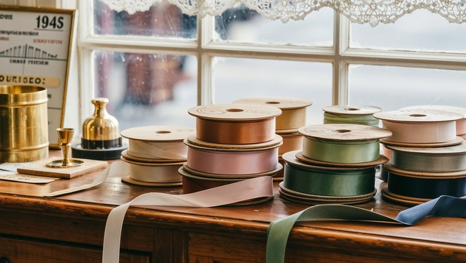 Free Vintage Ribbon Collection Image - Vintage, Ribbons, Haberdashery ...