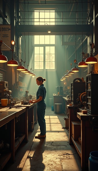Curated visual reference: Gallery Detail: Free Industrial Golden Hour Image