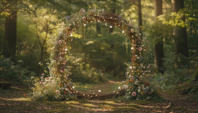Free Enchanted Forest Wedding Image - Wedding, Arch, Forest | Download ...