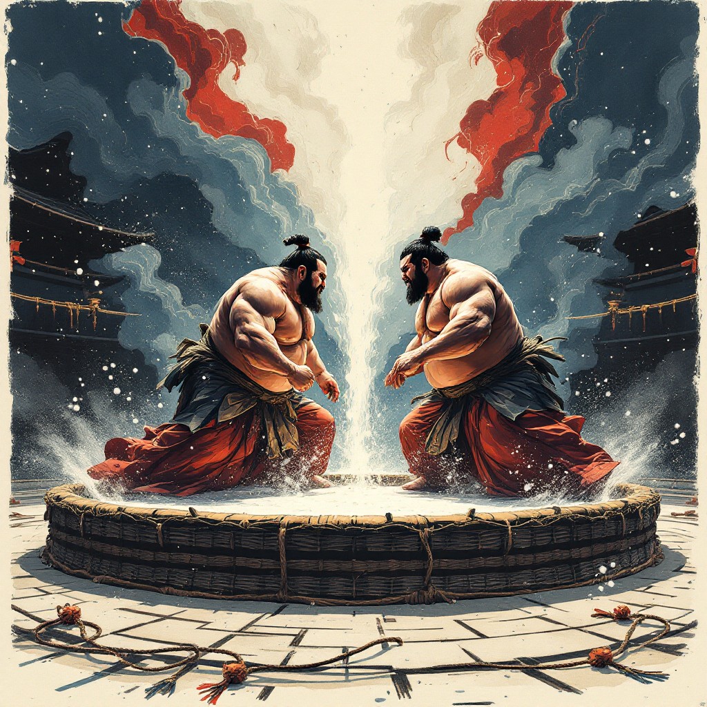 Free Sumo Warriors Clash Image - Sumo, Wrestling, Japanese | Download ...