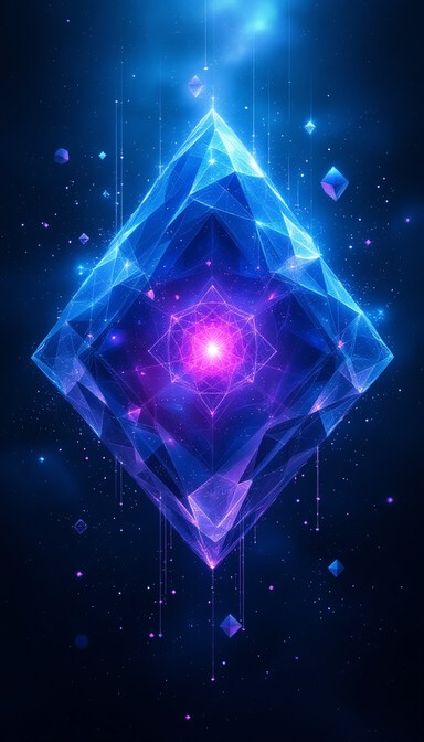 Free Glowing Crystal Core Image - Crystal, Orb, Geometric | Download at ...