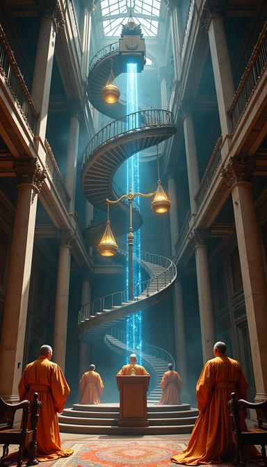 Free Ascending Sacred Spiral Image - Spiral, Staircase, Blue | Download ...