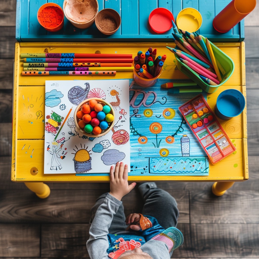 Free Creative Playtime Setup Image - Creativity, Art, Supplies ...