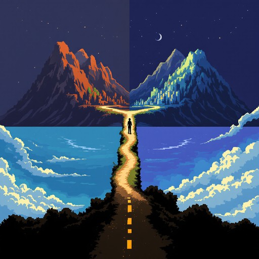 Free Choose Your Journey Image - Crossroads, Pixel, Retro | Download at ...