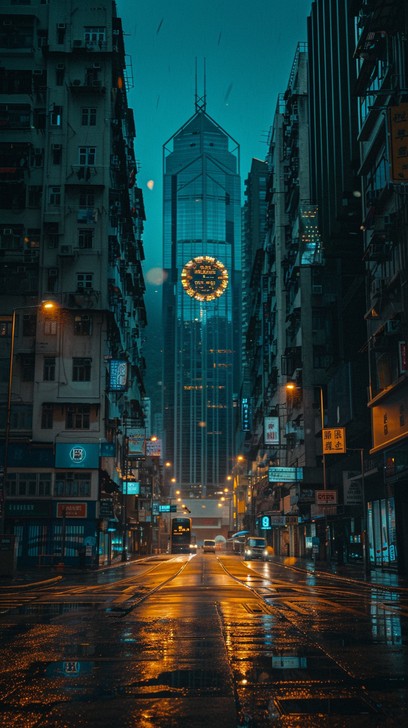Free Rainy City Night Image - City, Rain, Night | Download at StockCake