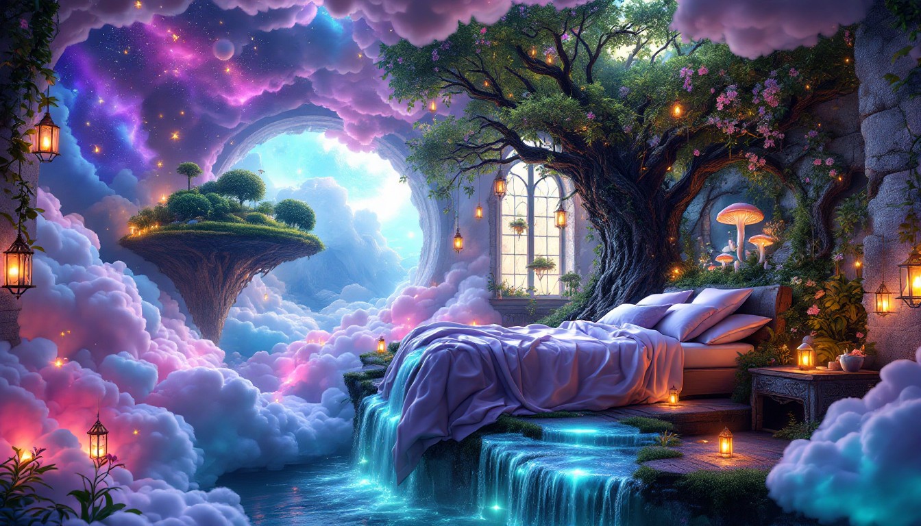 Free Magical Bedroom Fantasy Image - Fantasy, Surreal, Bedroom ...
