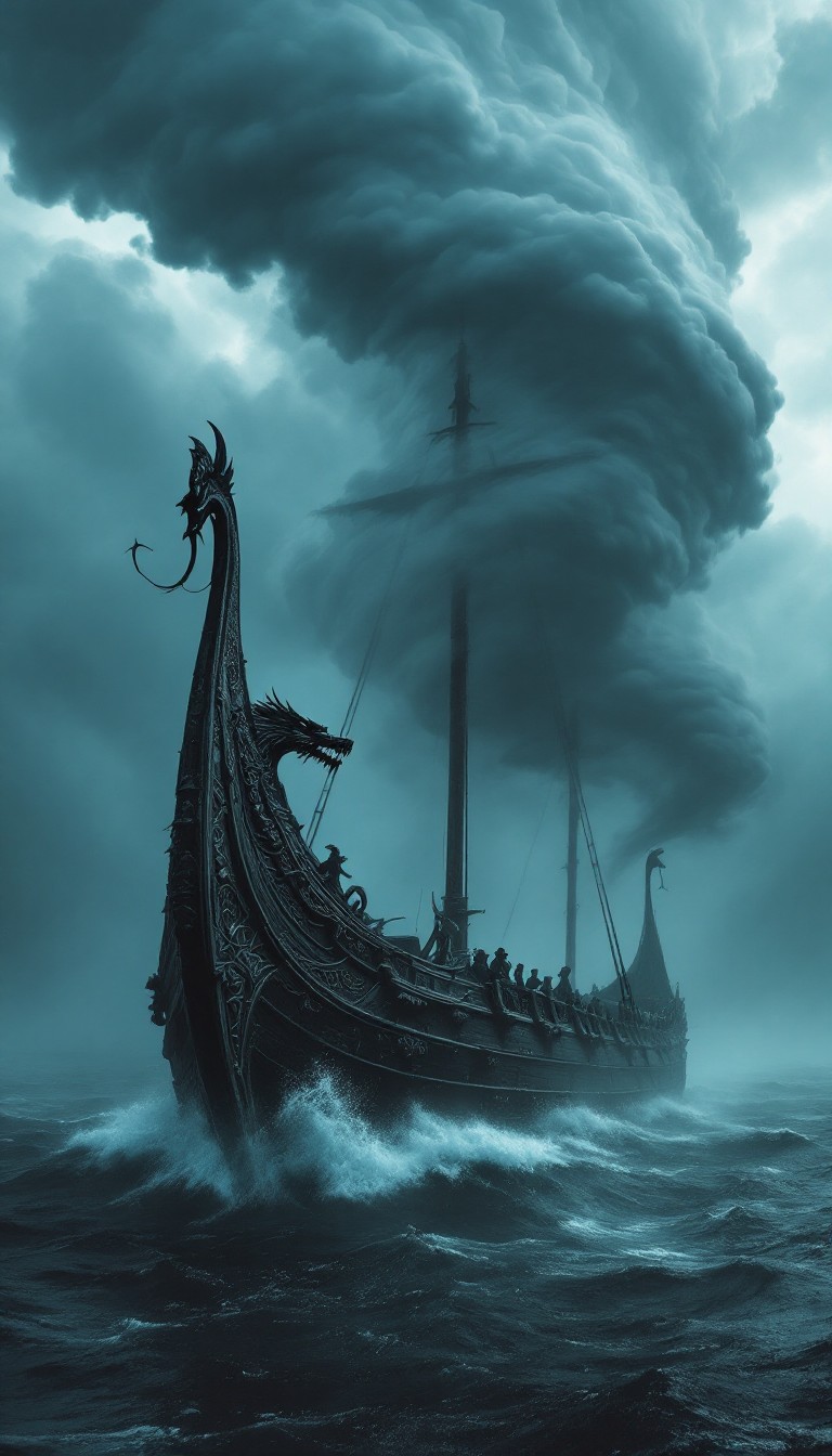 Free Viking Storm Ship Image - Viking, Longship, Storm | Download at ...