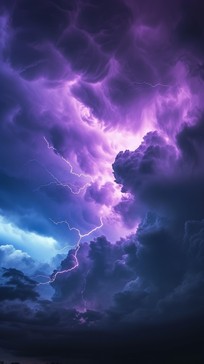 Free Electric Purple Sky Image - Lightning, Storm, Purple | Download at ...
