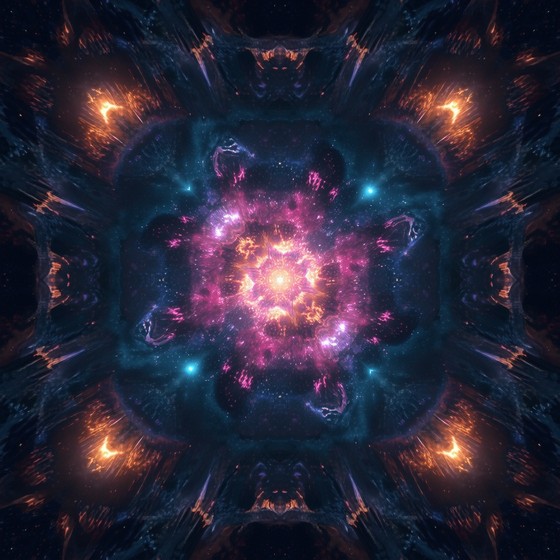 Free Cosmic Symmetry Projection Image - Nebula, Cosmic, Fractal ...