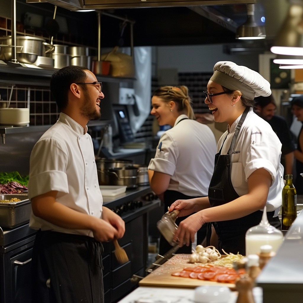 Free Chefs Sharing Laughter Image - Chef, Kitchen, Cooking | Download ...