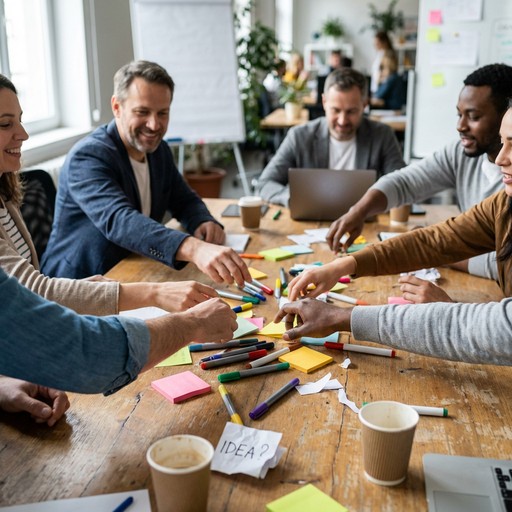 Free Teamwork In Action Image - Teamwork, Collaboration, Diverse ...