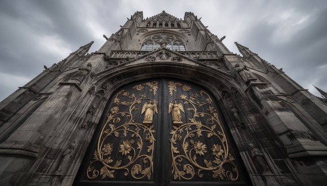 Free Gothic Cathedral Entrance Image - Cathedral, Gothic, Architecture ...