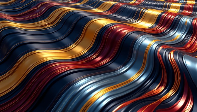 Free Fluid Metallic Motion Image - Abstract, Metallic, Waves | Download ...