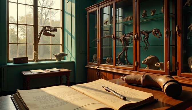 Free Fossil Collection Display Image - Fossils, Table, Sunlight ...