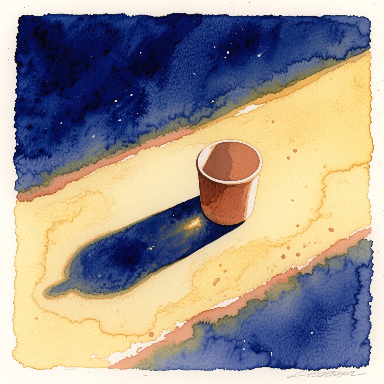 Free Cup Casts Shadow Photo - Watercolor, Cup, Shadow | Download at ...