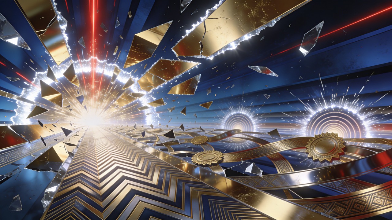 Free Metallic Geometric Explosion Image - Geometric, Metallic, Gold ...