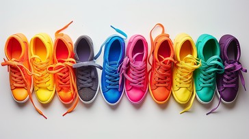 Free Colorful Shoes Array Image - Sneakers, Rainbow, Colorful ...