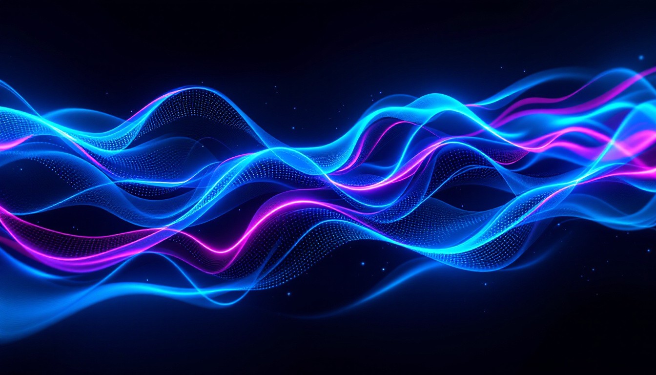 Free Vibrant Neon Waves Image - Neon, Waves, Vibrant | Download at ...