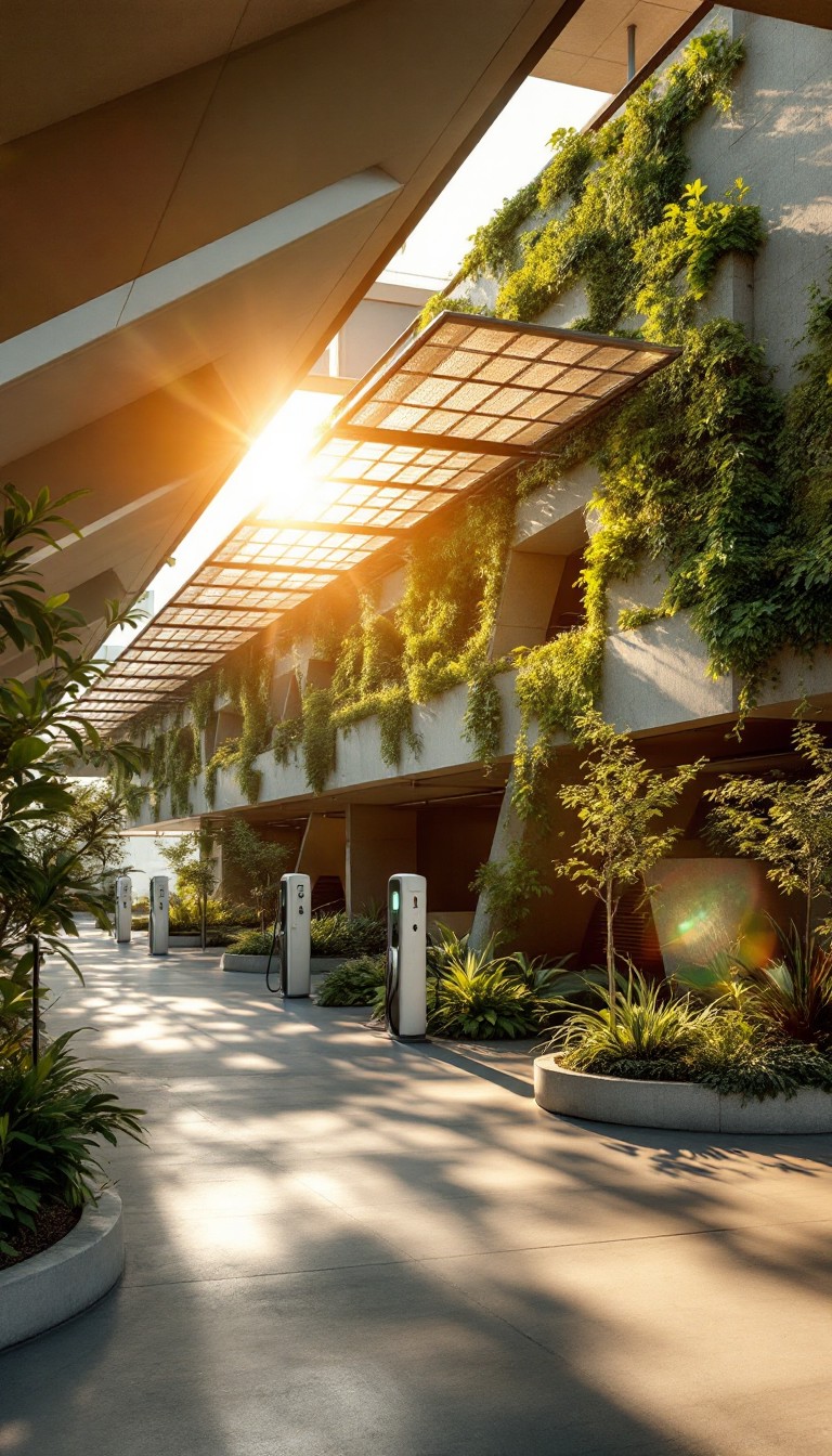 Free Green Parking Innovation Image - Sustainable, Green, Modern ...