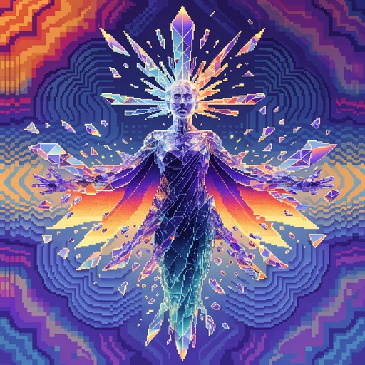 Free Spiraling Spectral Faces Image - Pixel, Ethereal, Horror ...