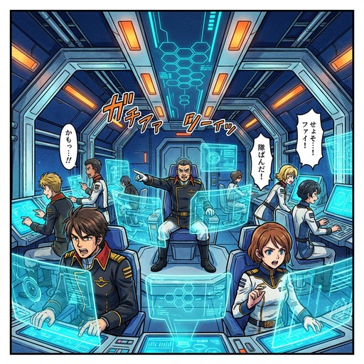 Free Command Bridge Drama Image - Anime, Spaceship, Captain | Download ...