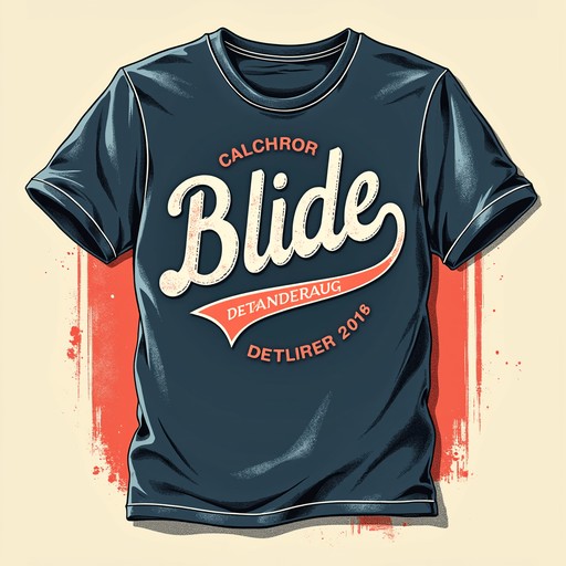 Free Vintage Blide Tee Image - Navy, Tshirt, Vintage | Download at ...