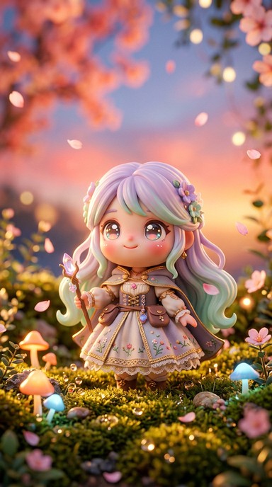 Free Magical Chibi Figurine Image - Chibi, Figurine, 3d | Download at ...
