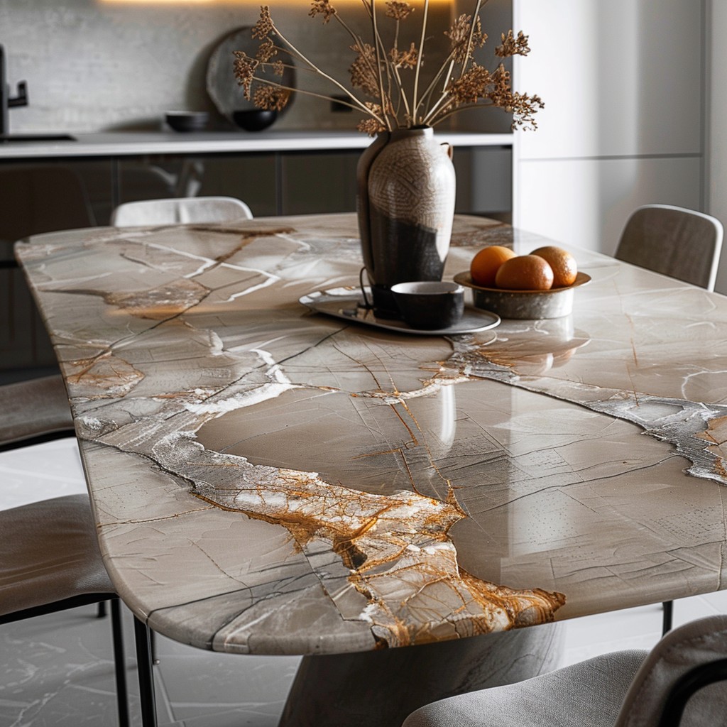 Free Elegant Dining Space Image - Dining, Kitchen, Marble | Download at ...