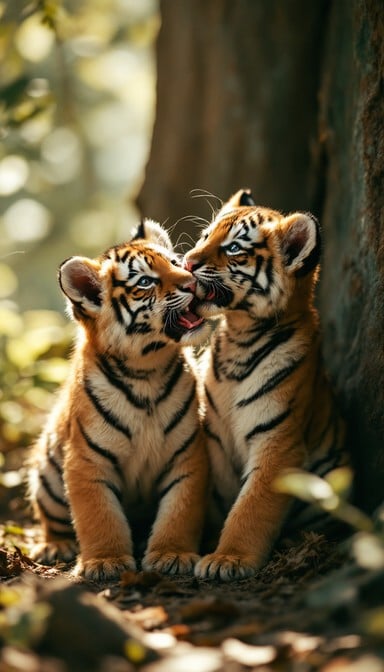 Free Playful Tiger Cubs Image - Tigers, Cubs, Wildlife | Download at ...