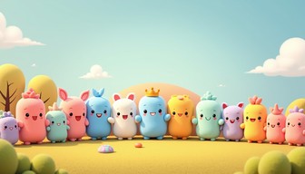 Free Colorful plush family Image - Plush, Kawaii, Toys | Download at ...