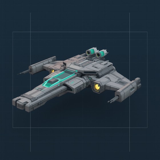 Free Voxel Spaceship Design Image - Spaceship, Voxel, Pixel | Download ...