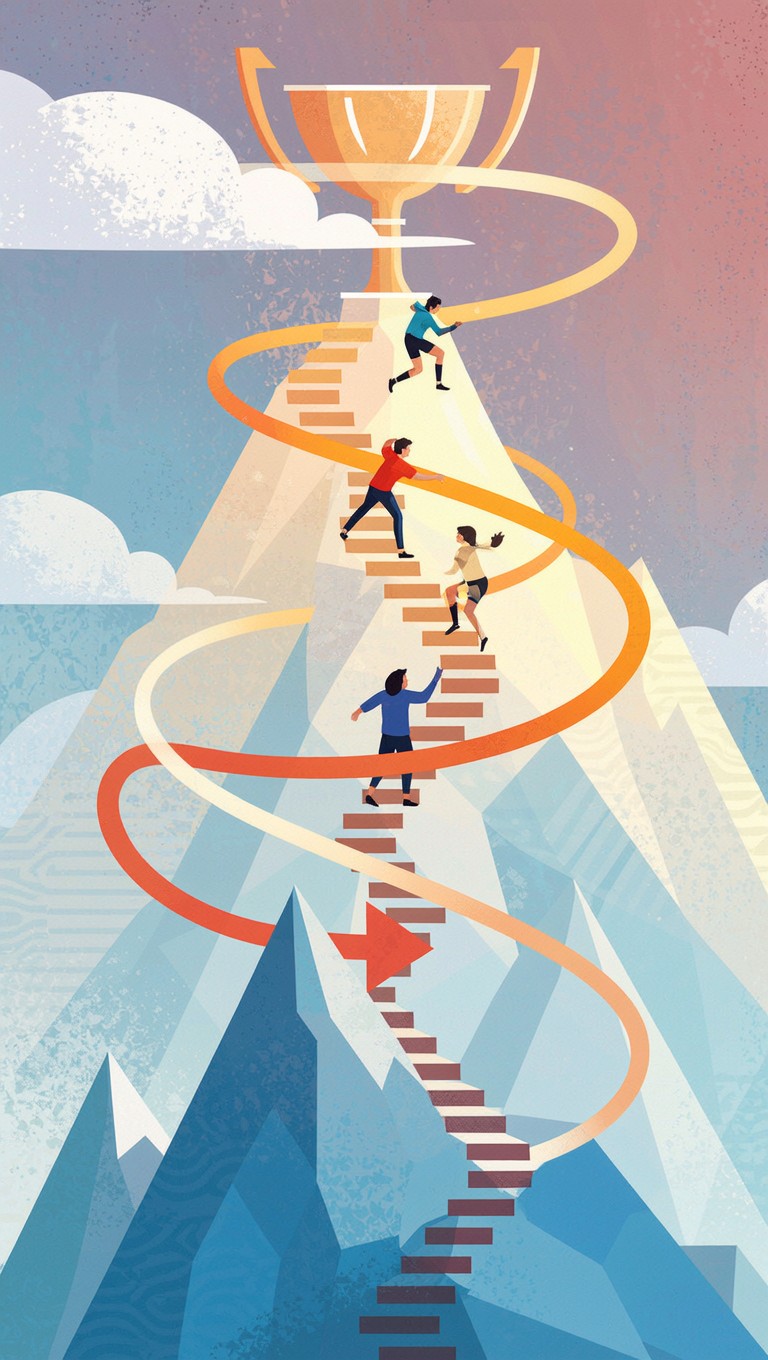 Free Climbing Toward Success Image - Achievement, Success, Climbing ...