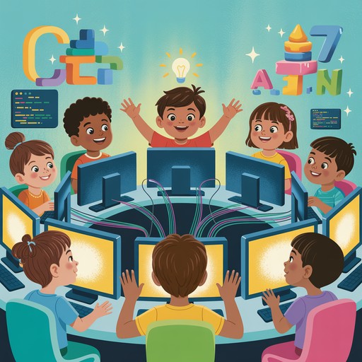 Free Kids Coding Together Image | Download at StockCake